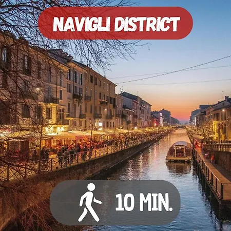 10' Navigli, Penthouse With Panoramic View * מילאנו